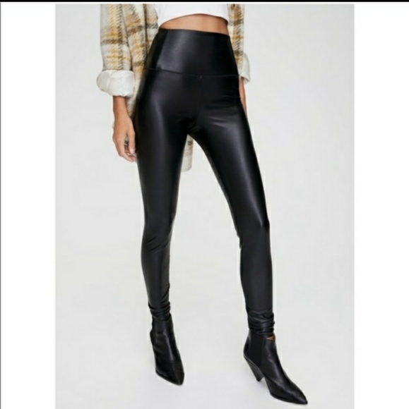 Aritzia Wilfred Free Daria Pant Vegan Leather Leggings - Picture 6 of 16